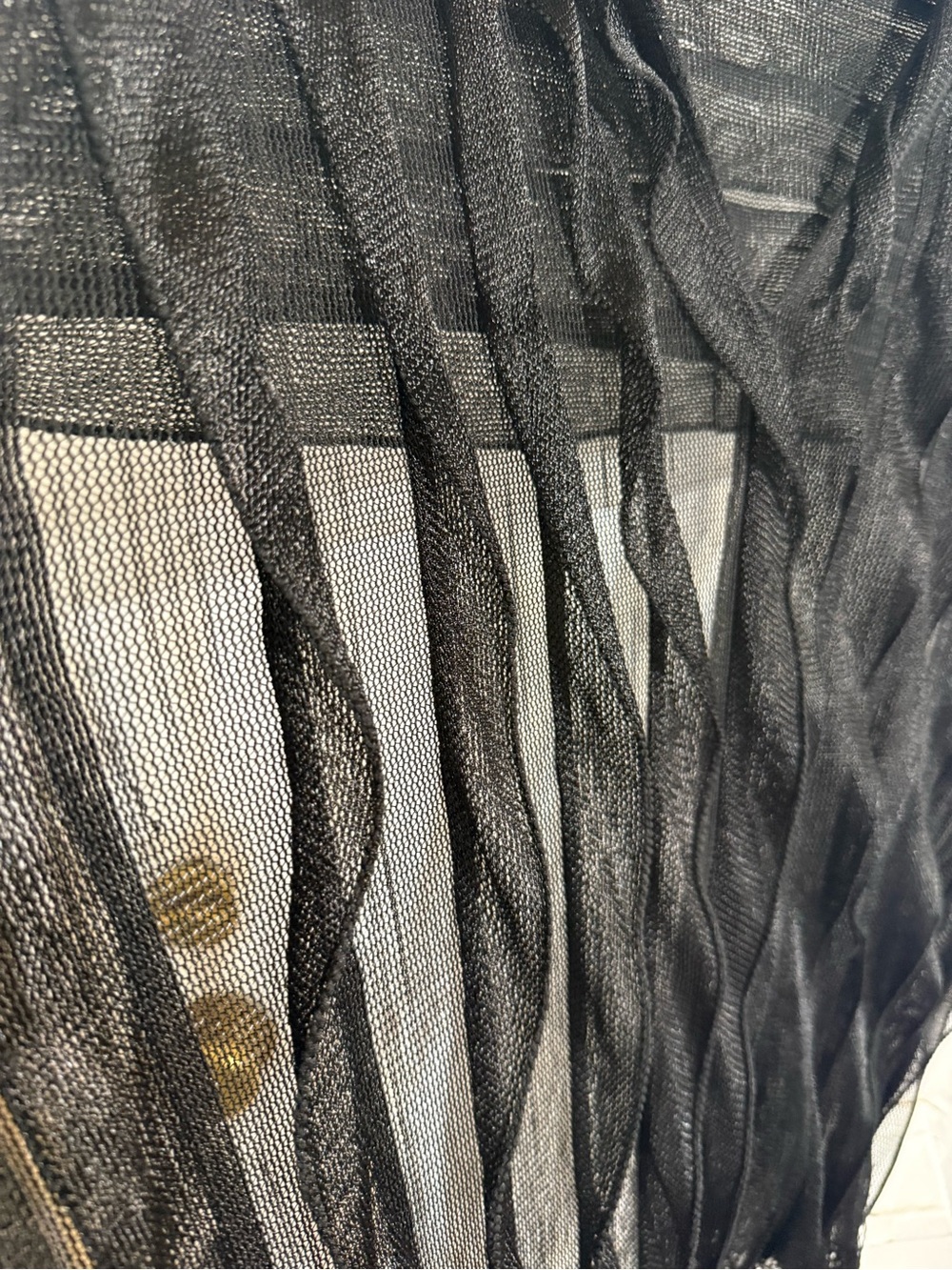 Sheer Black Fringe Wrap - Women Intimates & Sleepwear Black Lace Sheer Kimono Ca - Picture 7 of 8
